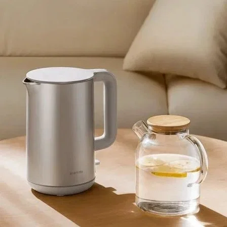 Xiaomi Hervidor Eléctrico de Agua Doble Pared MJDSH07YM-A 1.7L 1800W Acero Inoxidable 316L con Protección Contra Quemaduras y Desconexión Automática - Blanco Xiaomi Hervidor Eléctrico de Agua Doble Pared MJDSH07YM-A 1.7L 1800W Acero Inoxidable 316L con Protección Contra Quemaduras y Desconexión Automática - Blanco